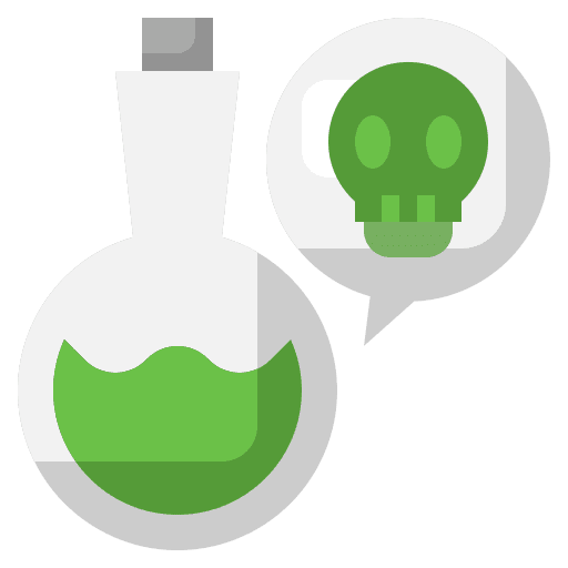 Poison container flask bottle icon Poison container flask bottle icon
