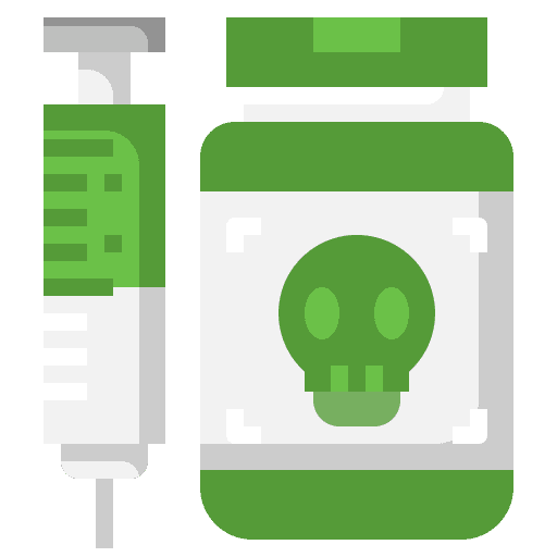 Poison venom lethal injection poison icon Poison venom lethal injection poison icon