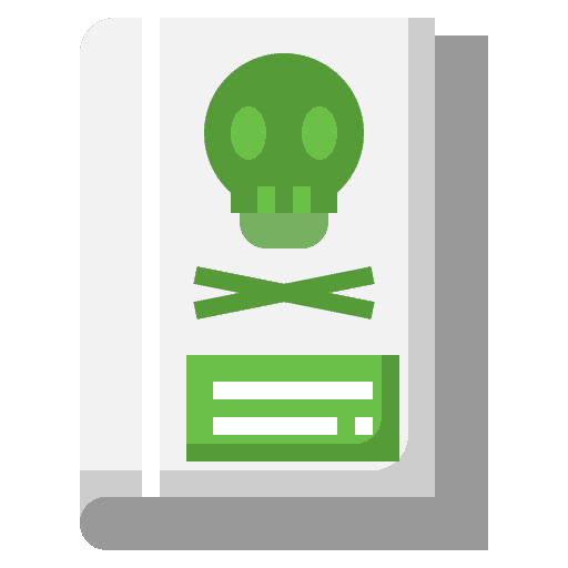 Book frightening halloween scary icon Book frightening halloween scary icon