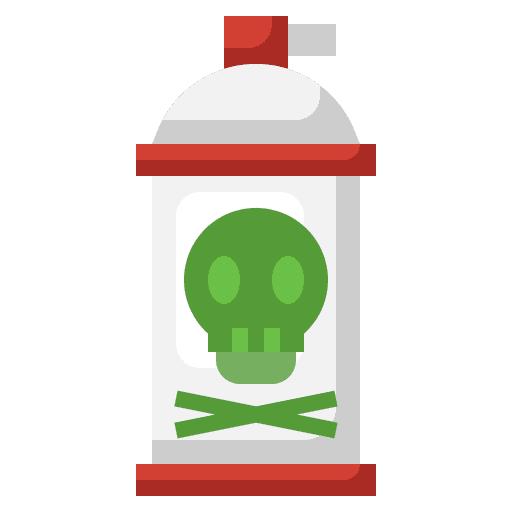 Spray skull toxic spray icon Spray skull toxic spray icon