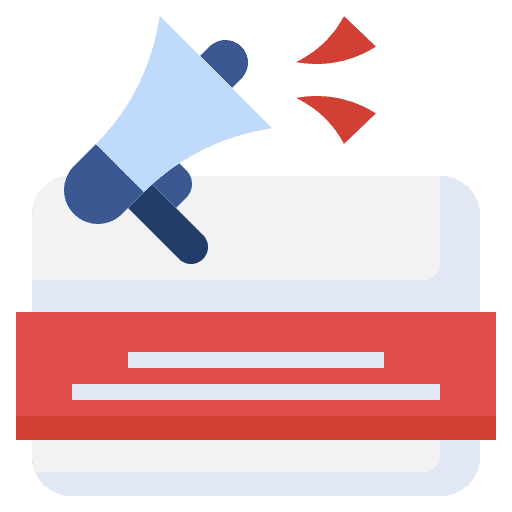 Promotion publicity announcement campaign icon Promotion publicity announcement campaign icon