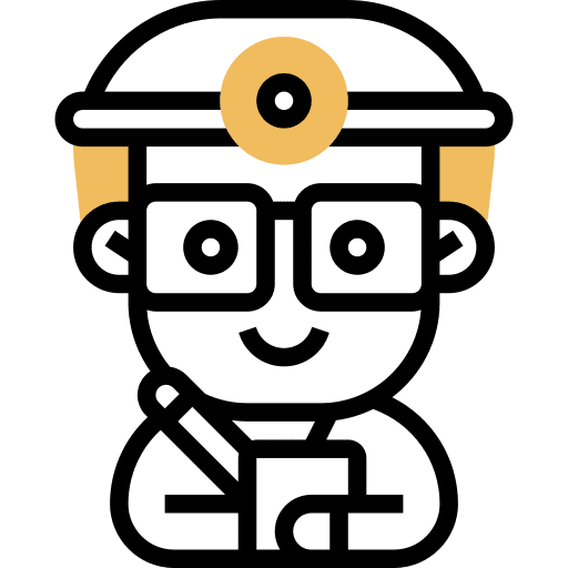 Doctor professions and jobs medical hospital icon
