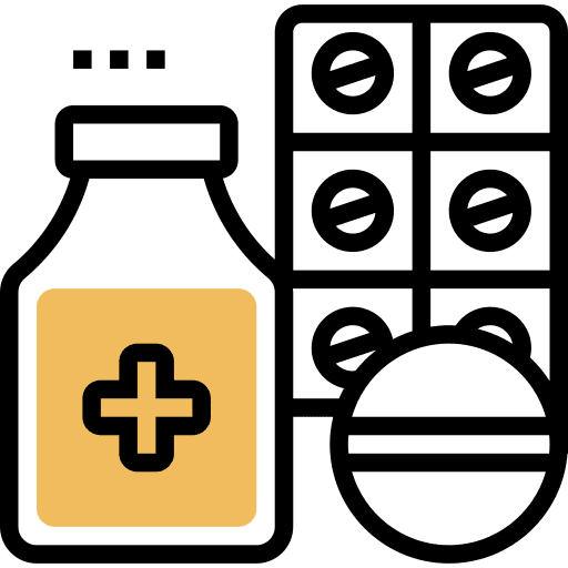 Aspirin healthcare and medical pills blister icon