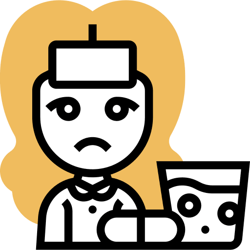 Capsule people woman vitamin icon Capsule people woman vitamin icon