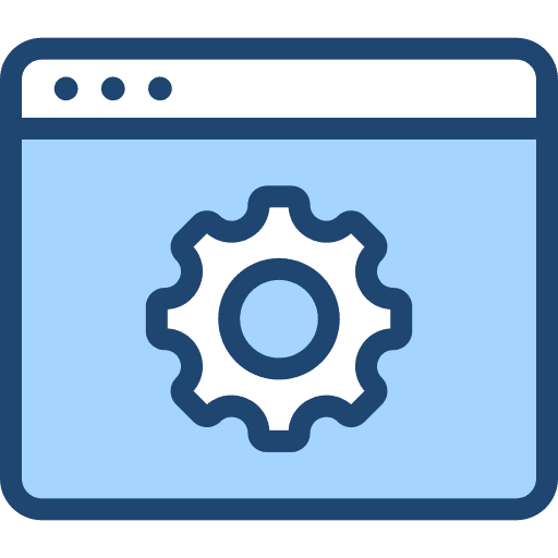 Browser application setting administration icon Browser application setting administration icon