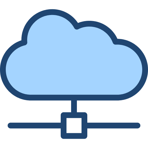 Cloud server network cloud server cloud storage icon Cloud server network cloud server cloud storage icon