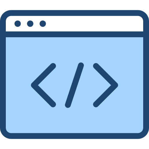 Coding web development browser coding icon Coding web development browser coding icon