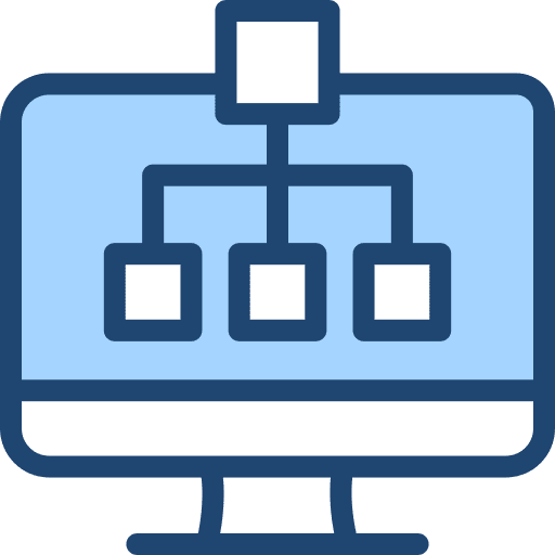 Structure monitor hierarchical structure structure icon Structure monitor hierarchical structure structure icon