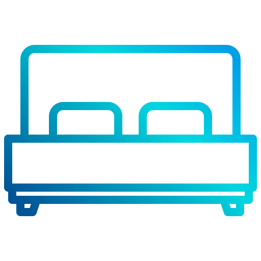 Bed furniture double bed beds icon Bed furniture double bed beds icon