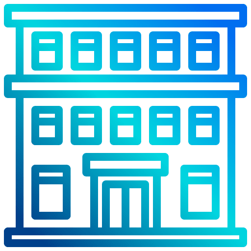 Hotel building vacations hotel icon