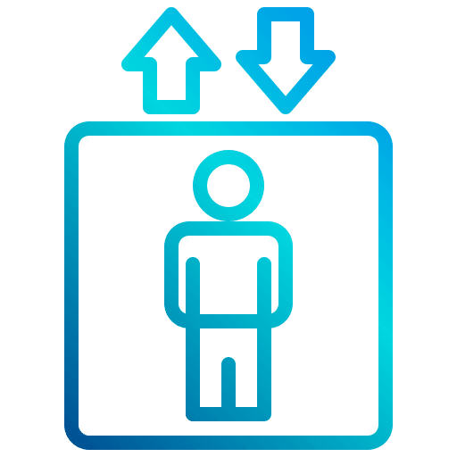 Elevator elevator architecture and city electronics icon Elevator elevator architecture and city electronics icon