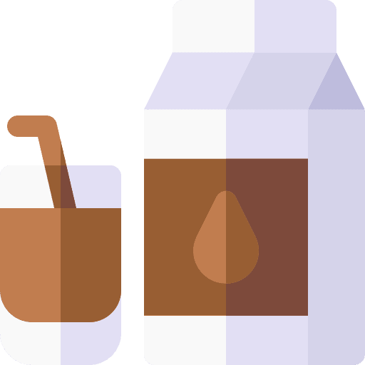 Chocolate milk beverage food and restaurant icon