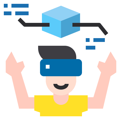 Vr device vr glasses technology icon Vr device vr glasses technology icon