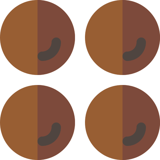 Chocolate bakery ball chocolate icon