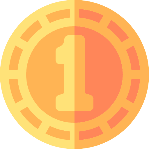 Chocolate coins cocoa sugar snack icon Chocolate coins cocoa sugar snack icon