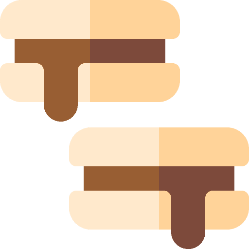 Sandwich bakery chocolate sweet icon Sandwich bakery chocolate sweet icon