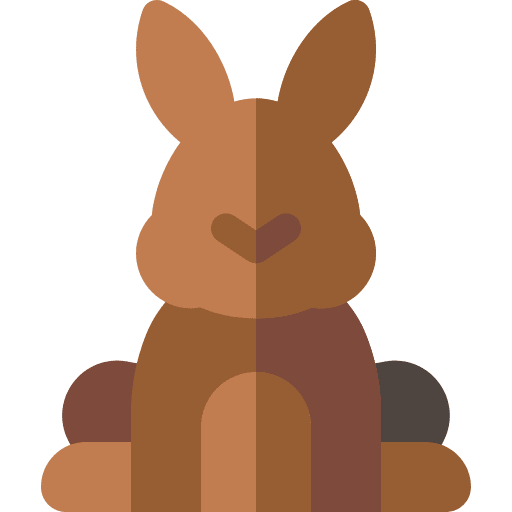 Bunny dessert easter cocoa icon Bunny dessert easter cocoa icon