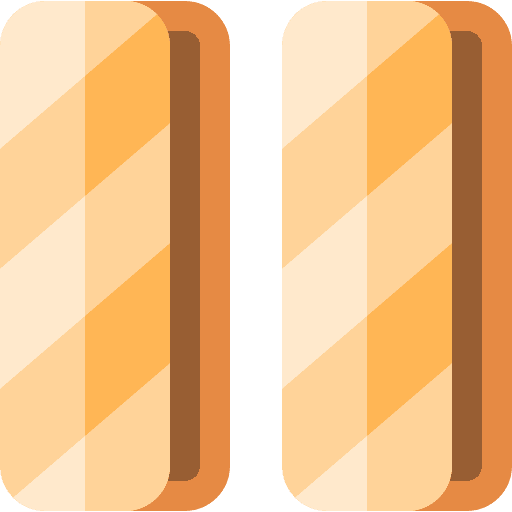 Wafer wafer food and restaurant dessert icon Wafer wafer food and restaurant dessert icon