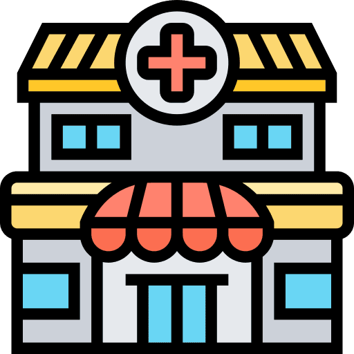 Clinic hospital building clinic urban icon Clinic hospital building clinic urban icon