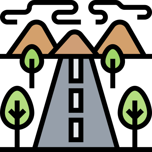 Road architecture road transportation icon
