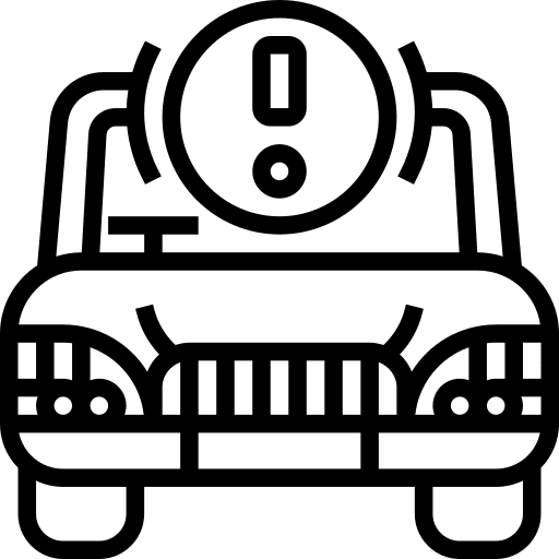 Break car transport mechanic icon Break car transport mechanic icon