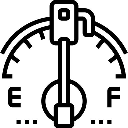 Fuel transportation vehicle electric icon