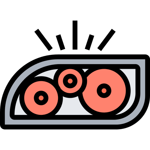 Headlight headlight lamp car lights icon