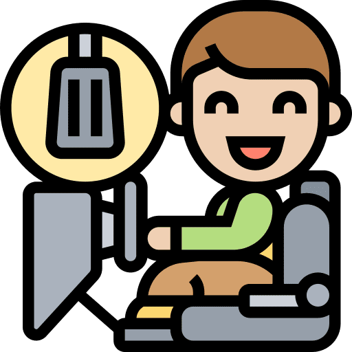 Break pedal vehicle transportation icon Break pedal vehicle transportation icon