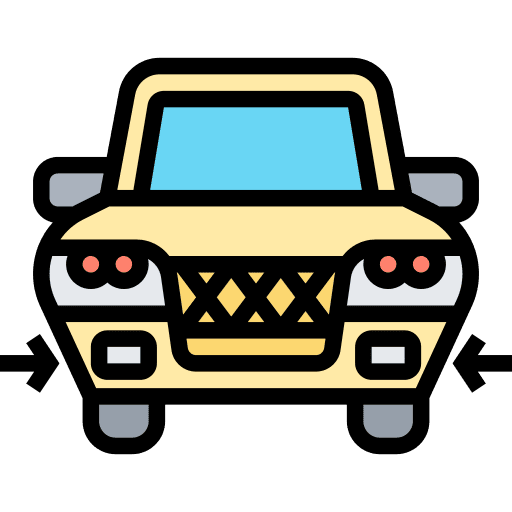Bumper shield transportation guard icon Bumper shield transportation guard icon