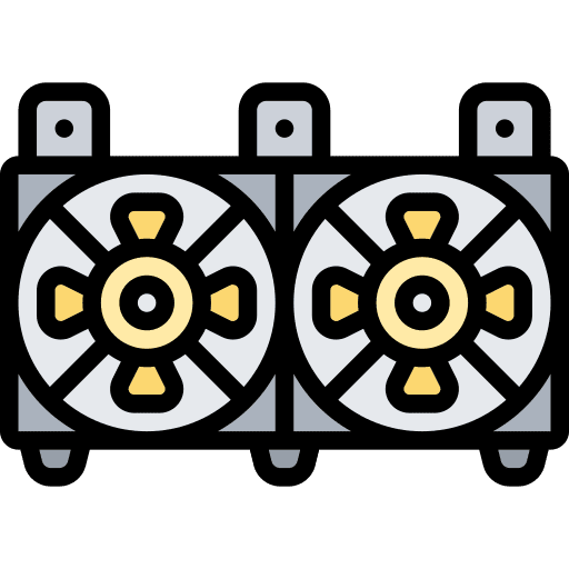Cooling fan cooling fan transportation car radiator icon Cooling fan cooling fan transportation car radiator icon
