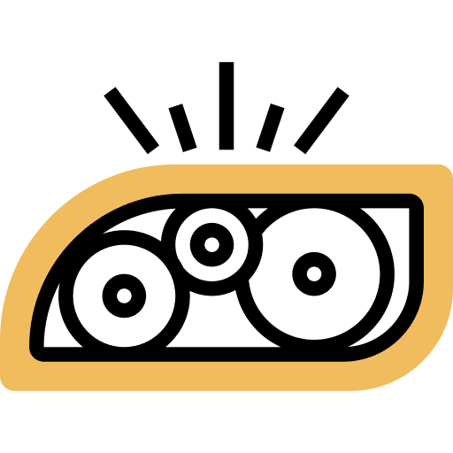 Headlight lighting lamp light icon