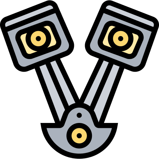 Piston sym motor transportation car engine icon Piston sym motor transportation car engine icon