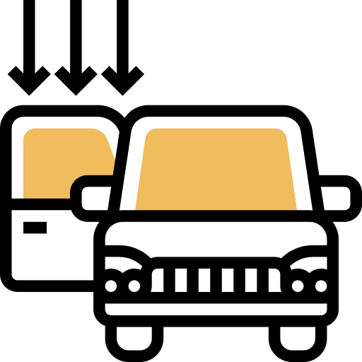 Car door open door drive window icon