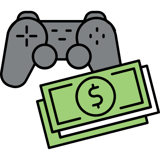 Bet bet gaming video game icon Bet bet gaming video game icon
