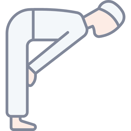 Ruku muslim cultures salah icon