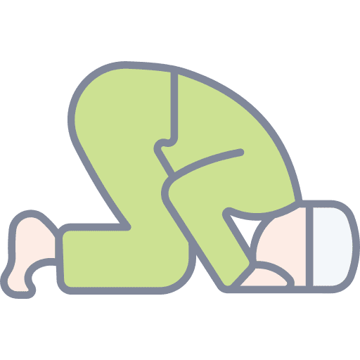 Sujud people sajadah muslim icon