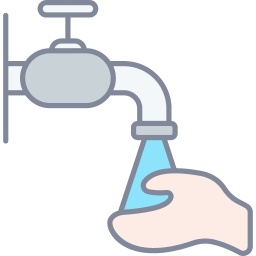 Wudhu ablution washing hand water faucet icon Wudhu ablution washing hand water faucet icon