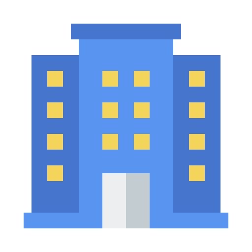Hotel resort architecture and city trip icon Hotel resort architecture and city trip icon