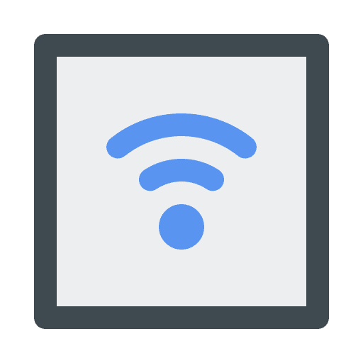 Wifi communications guest room icon Wifi communications guest room icon