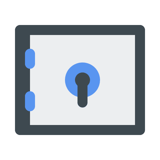 Safe box guest safe box hotel service icon Safe box guest safe box hotel service icon