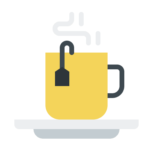 Tea mug hotel service tea icon Tea mug hotel service tea icon