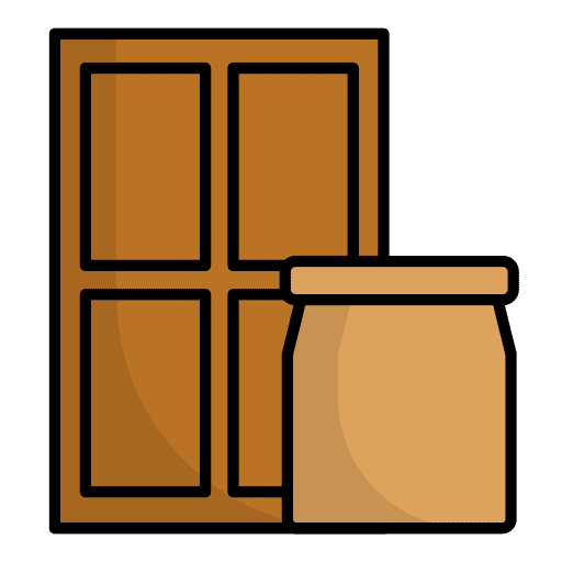 Door delivery door delivery delivery box package icon
