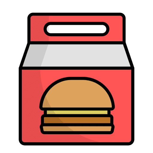 Fast food junk food hamburger burger icon Fast food junk food hamburger burger icon