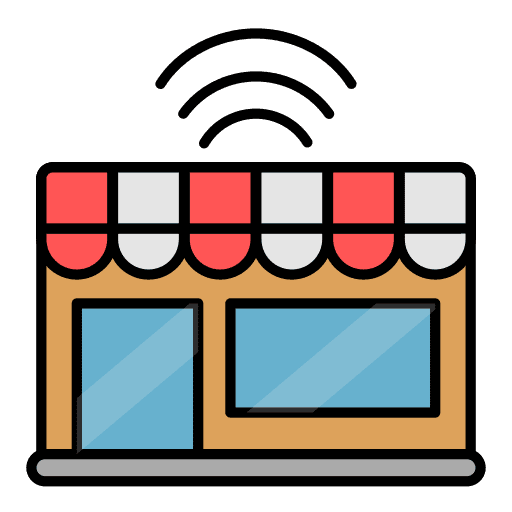 Online store commerce and shopping mobile store shopping store icon Online store commerce and shopping mobile store shopping store icon