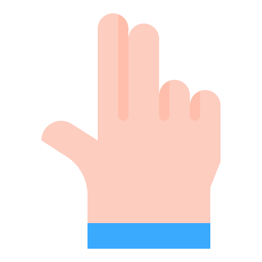 Hold sign hold three fingers icon Hold sign hold three fingers icon