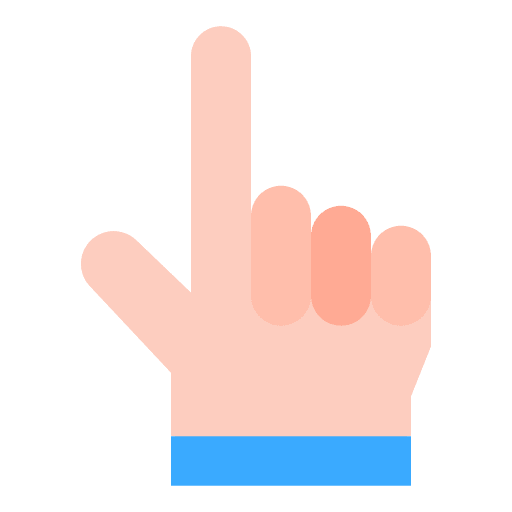 Pointing hand finger hands and gestures sign icon Pointing hand finger hands and gestures sign icon