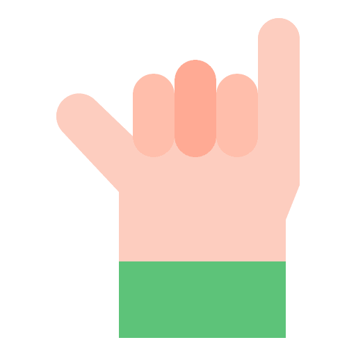 Shaka hands and gestures thumb shaka icon Shaka hands and gestures thumb shaka icon