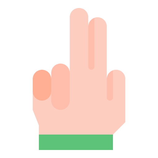 Two fingers hand sign two fingers icon Two fingers hand sign two fingers icon