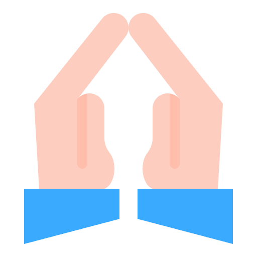 Praying hands and gestures religion sign icon Praying hands and gestures religion sign icon