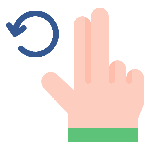 Rotate rotate ui hand signs icon Rotate rotate ui hand signs icon